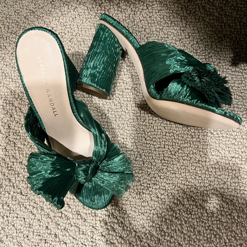 Randall Loeffler mules brand new without box